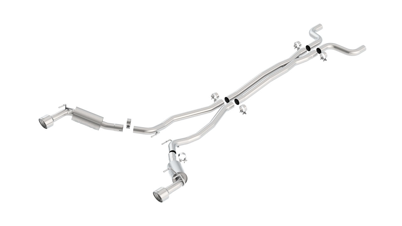 Ligne d'échappement après catalyseurs "S-Type" Borla 140280 - Camaro 10-13