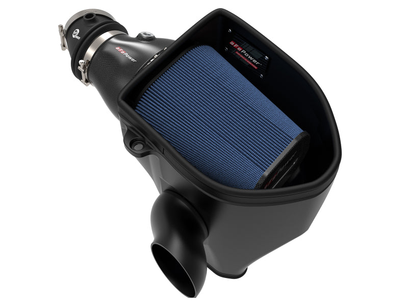 afe57-10001R aFe Magnum Force Stage-2 Track Series Carbon Fiber AIS Pro 5R Media - 18 Dodge Challenger V8-6.2L