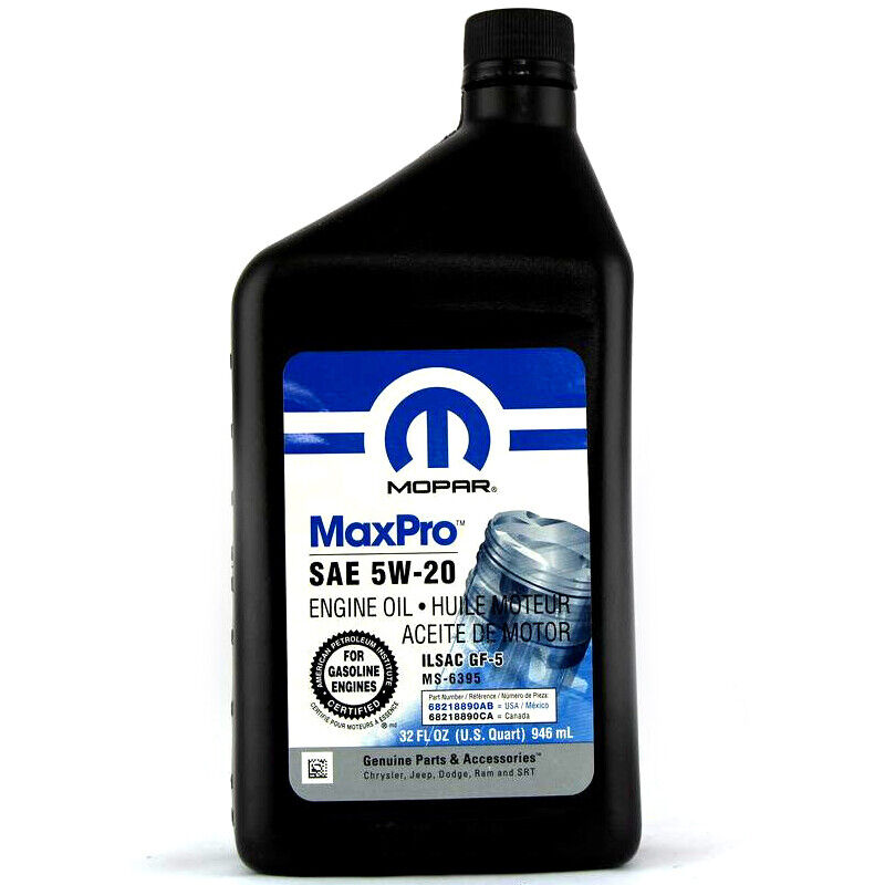 Huile MOPAR MAXPRO ENGINE OIL 5W-20