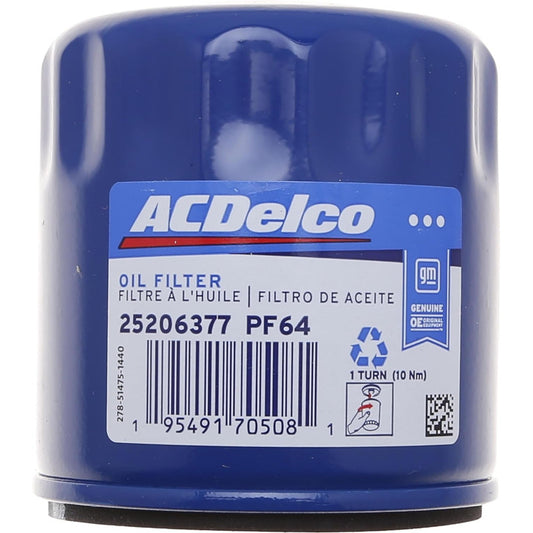 Filtre à huile AC Delco PF64 - GM 12696048